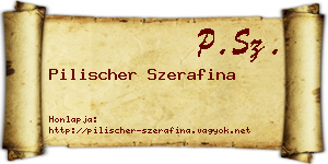 Pilischer Szerafina névjegykártya